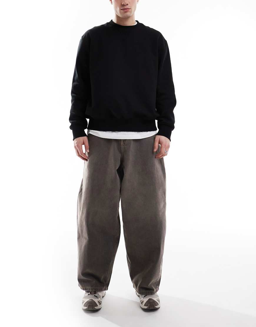 ASOS DESIGN - Weite Oversize-Jeans in verwaschenem Schwarz ASOS DESIGN - Weite Oversize-Jeans in verwaschenem Schwarz von ASOS DESIGN