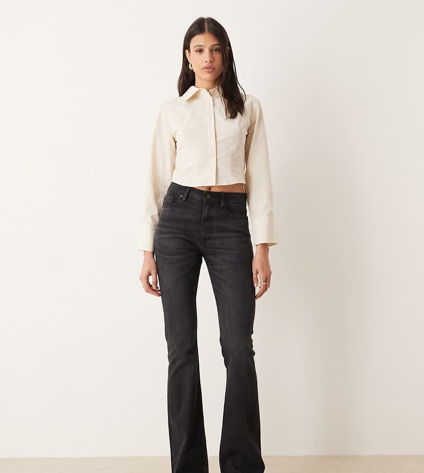 ASOS DESIGN Tall - Bootcut-Jeans in Schwarz von ASOS Tall