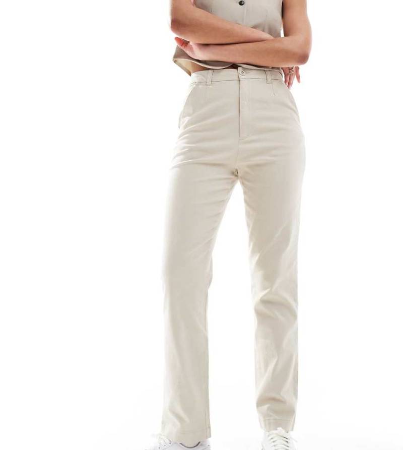ASOS DESIGN Tall - Chinohose in Steinbeige-Neutral von ASOS Tall