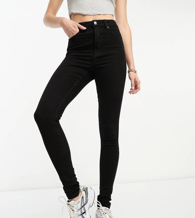 ASOS DESIGN Tall - Enge Jeans in Schwarz von ASOS Tall