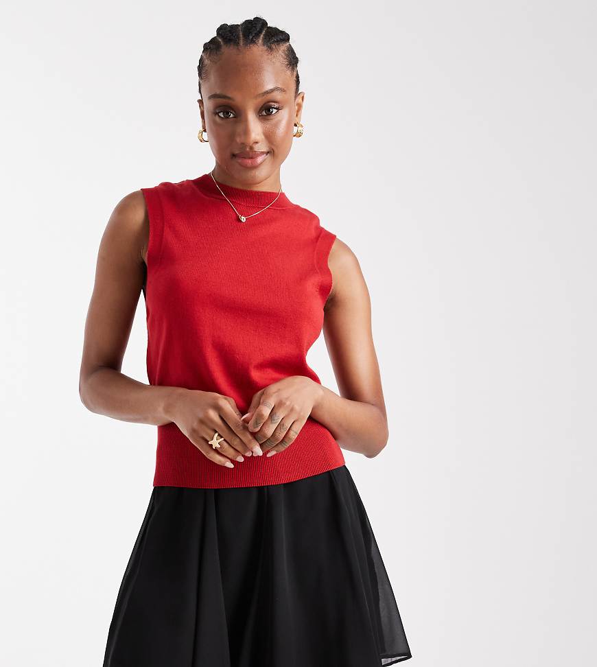 ASOS DESIGN Tall - Schwingender Minirock aus Chiffon in Schwarz von ASOS Tall