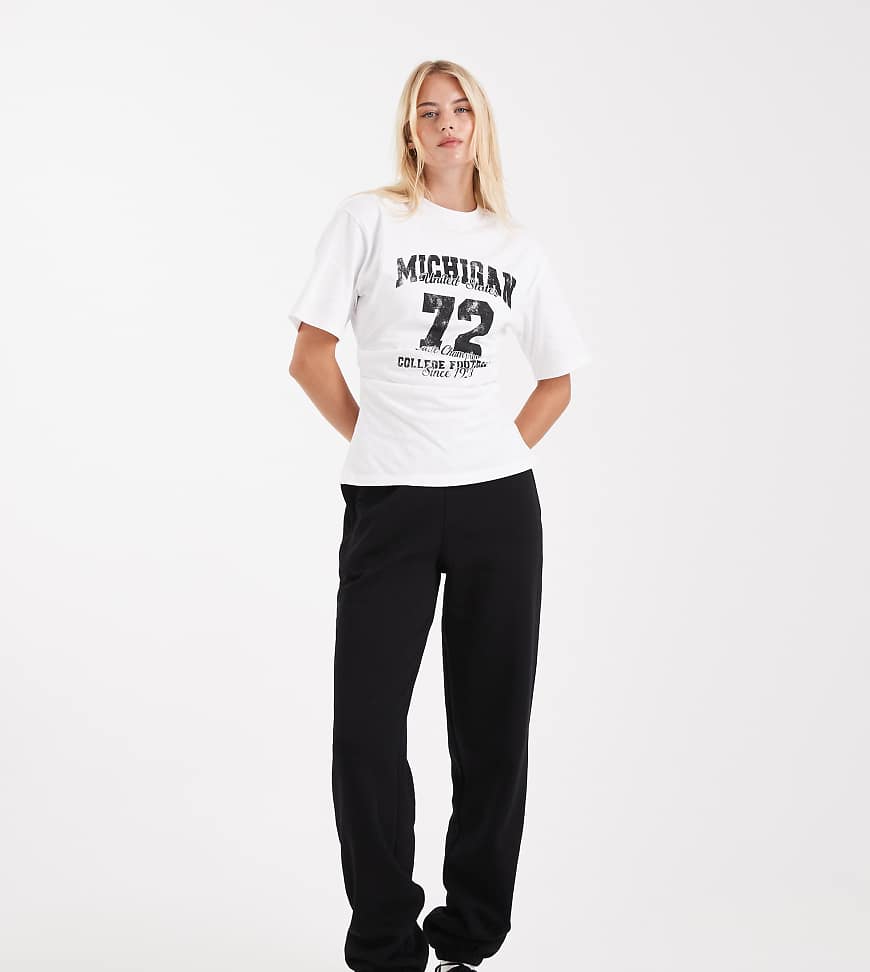 ASOS DESIGN Tall - Ultimate - Jogginghose in Schwarz mit weicher Innenseite und Bündchen von ASOS Tall