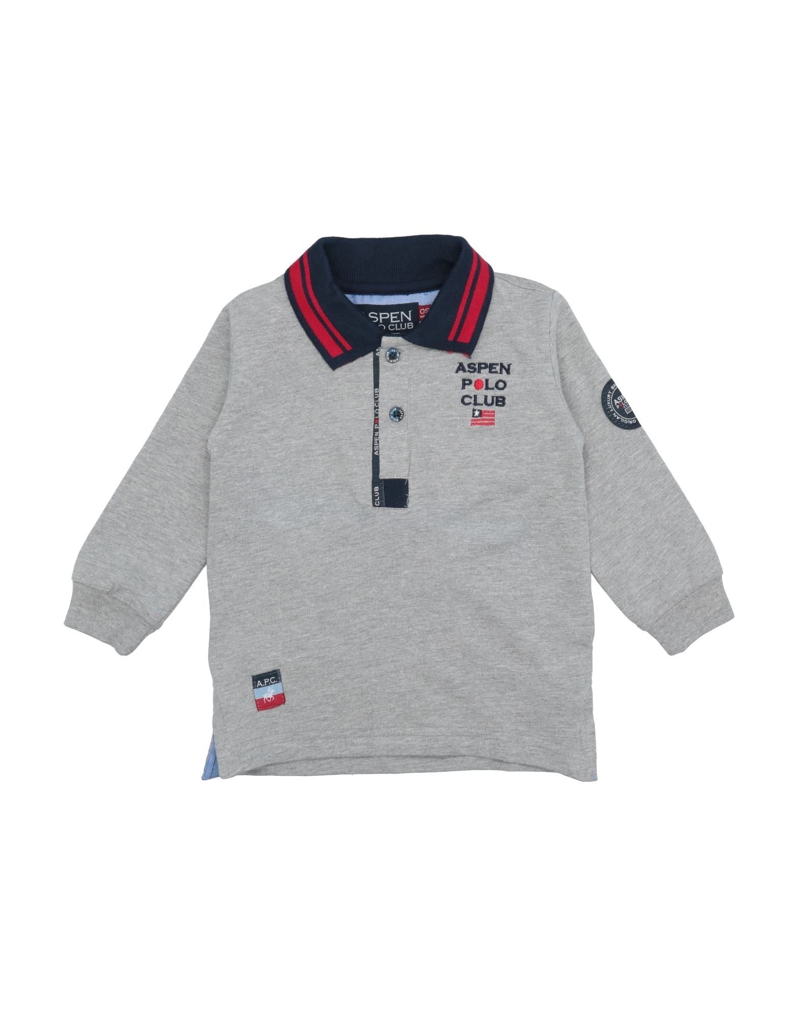 ASPEN POLO CLUB Poloshirt Kinder Grau von ASPEN POLO CLUB