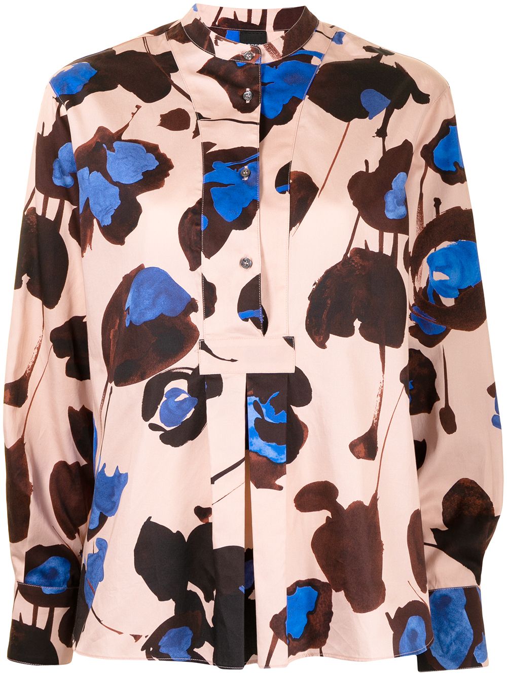 ASPESI Bluse mit Blumen-Print - Rosa von ASPESI