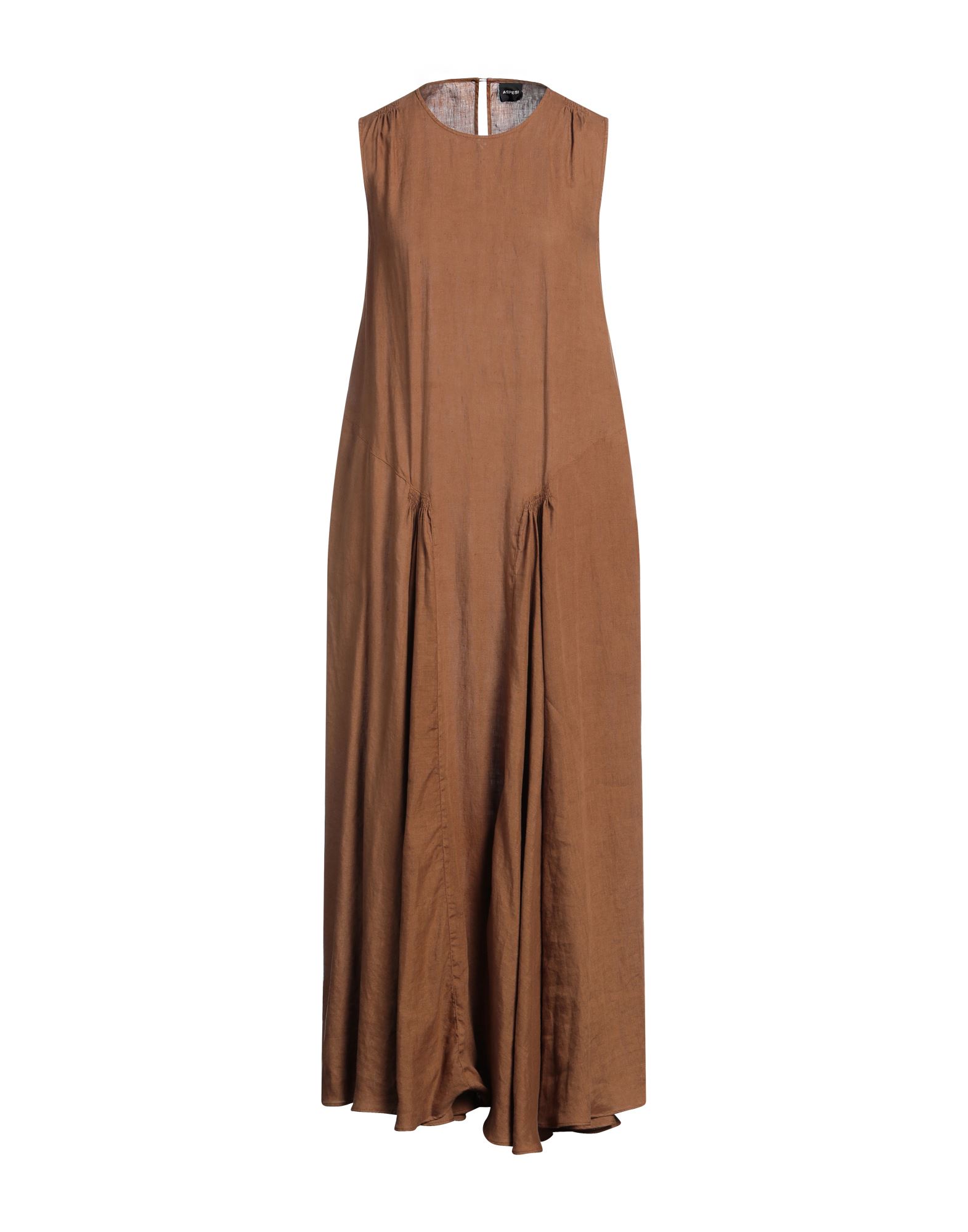 ASPESI Maxi-kleid Damen Braun ASPESI Maxi-kleid Damen Braun von ASPESI