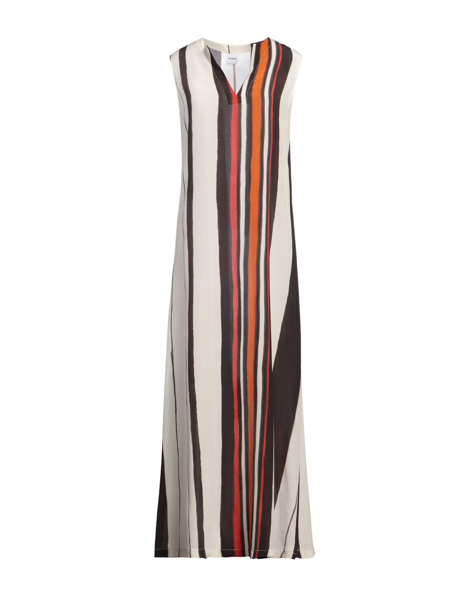 ASPESI Maxi-kleid Damen Dunkelbraun ASPESI Maxi-kleid Damen Dunkelbraun von ASPESI