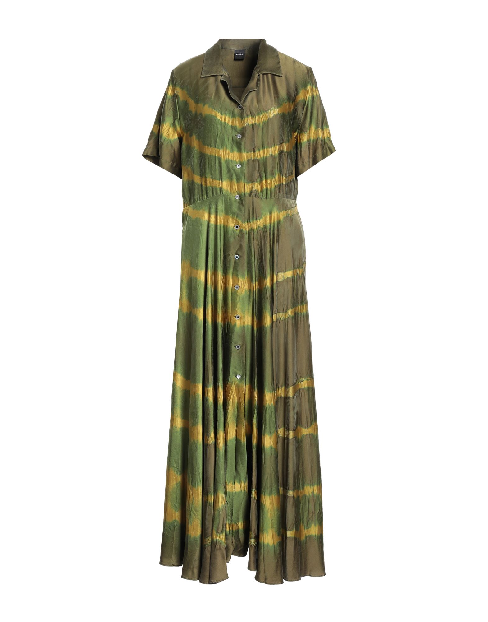 ASPESI Maxi-kleid Damen Militärgrün von ASPESI