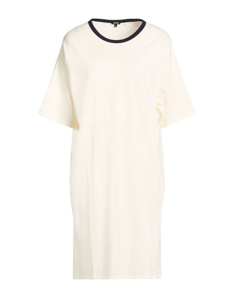 ASPESI Midi-kleid Damen Cremeweiß von ASPESI