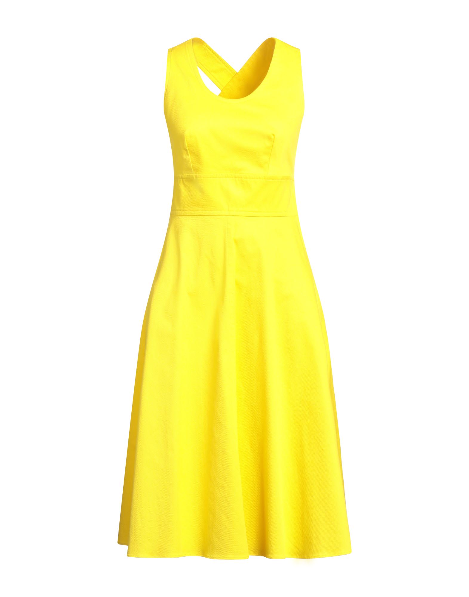 ASPESI Midi-kleid Damen Gelb ASPESI Midi-kleid Damen Gelb von ASPESI
