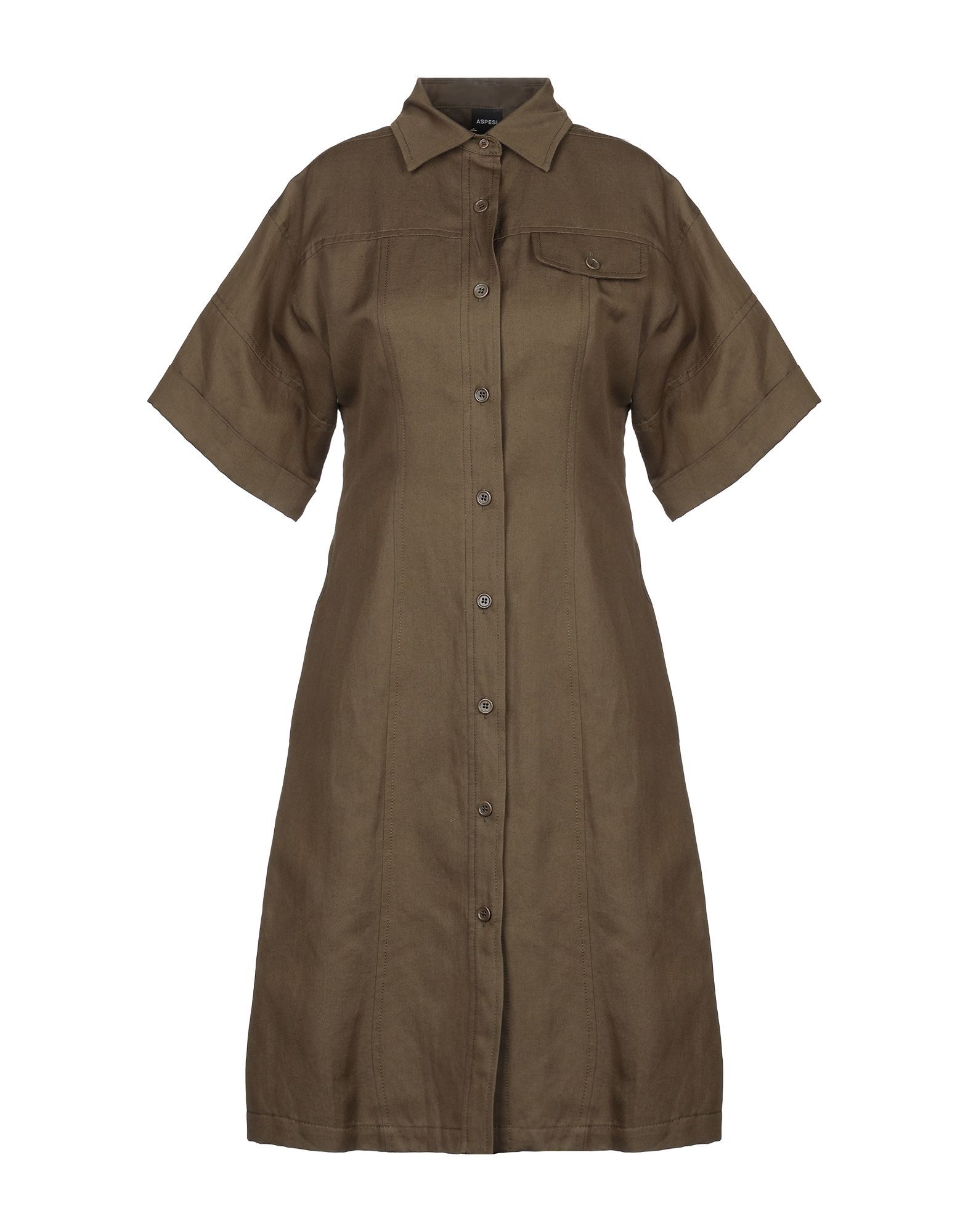 ASPESI Midi-kleid Damen Militärgrün von ASPESI