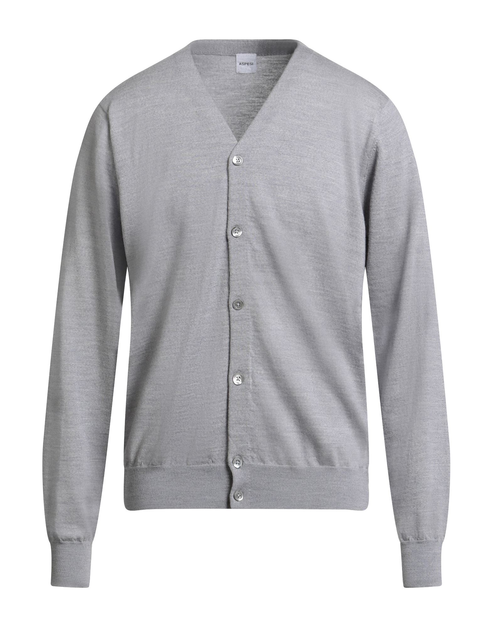ASPESI Strickjacke Herren Grau ASPESI Strickjacke Herren Grau von ASPESI