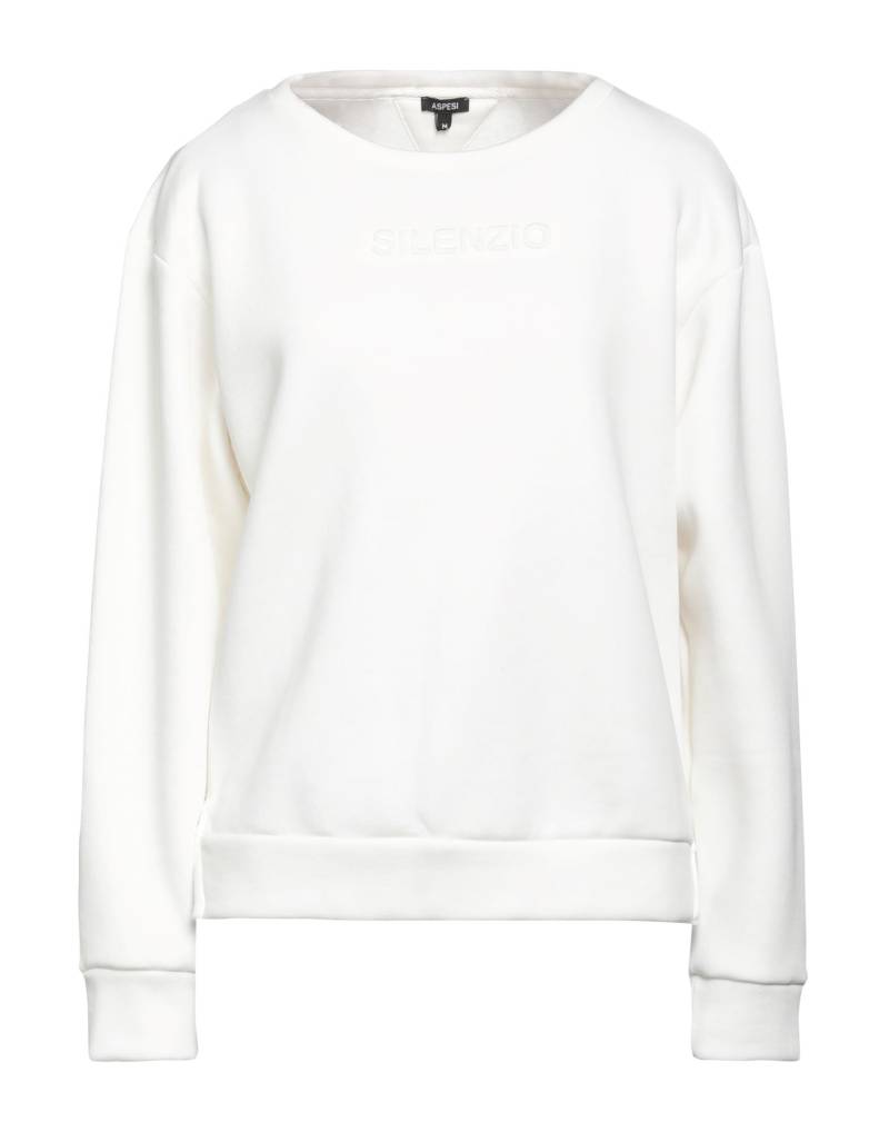 ASPESI Sweatshirt Damen Weiß von ASPESI