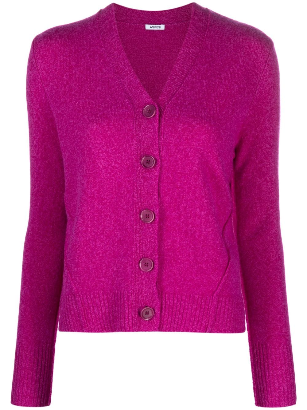 ASPESI Cardigan mit V-Ausschnitt - Rosa von ASPESI