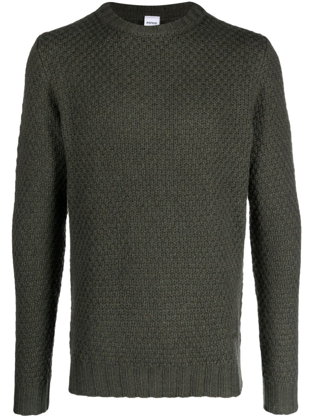 ASPESI Grob gestrickter Pullover - Grün von ASPESI