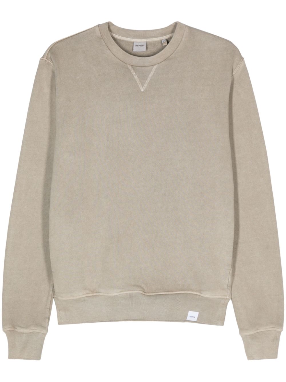 ASPESI cotton jersey sweatshirt - Nude von ASPESI