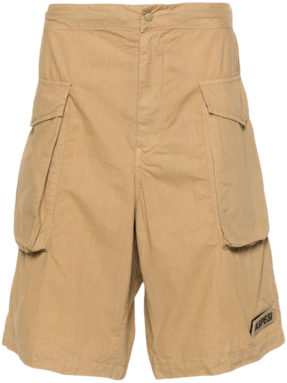 ASPESI Cargo-Shorts mit Logo-Patch - Nude von ASPESI