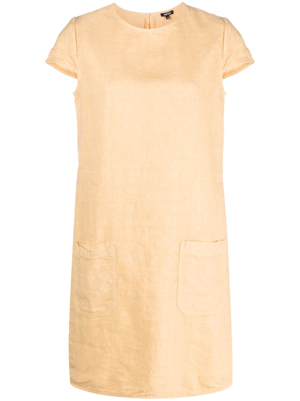 ASPESI Kleid mit kurzen Ärmeln - Gelb von ASPESI