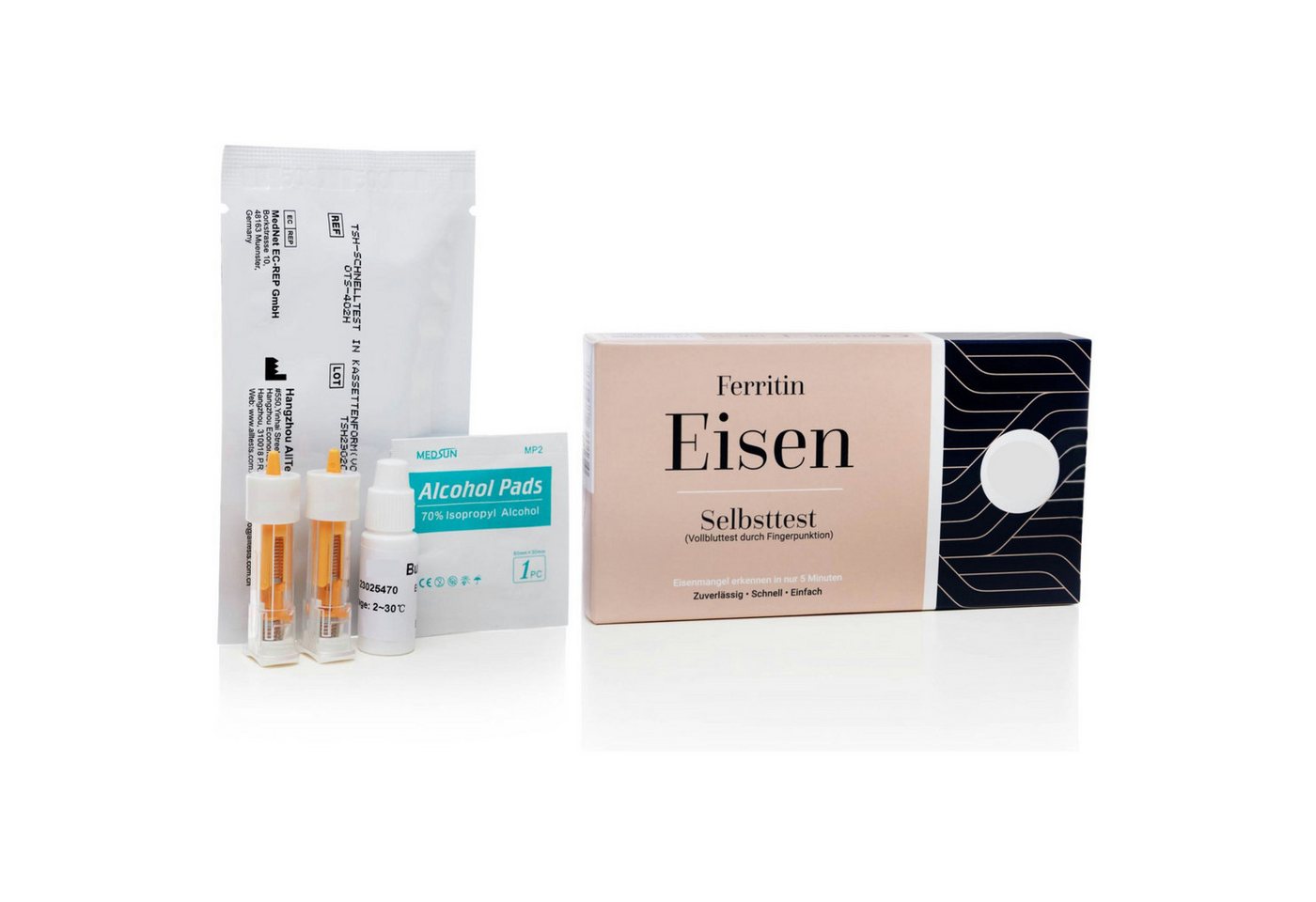 ASPILOS Hämoglobin-Schnelltest Eisenmangel Selbsttest, 1-tlg. ASPILOS Hämoglobin-Schnelltest Eisenmangel Selbsttest, 1-tlg. von ASPILOS