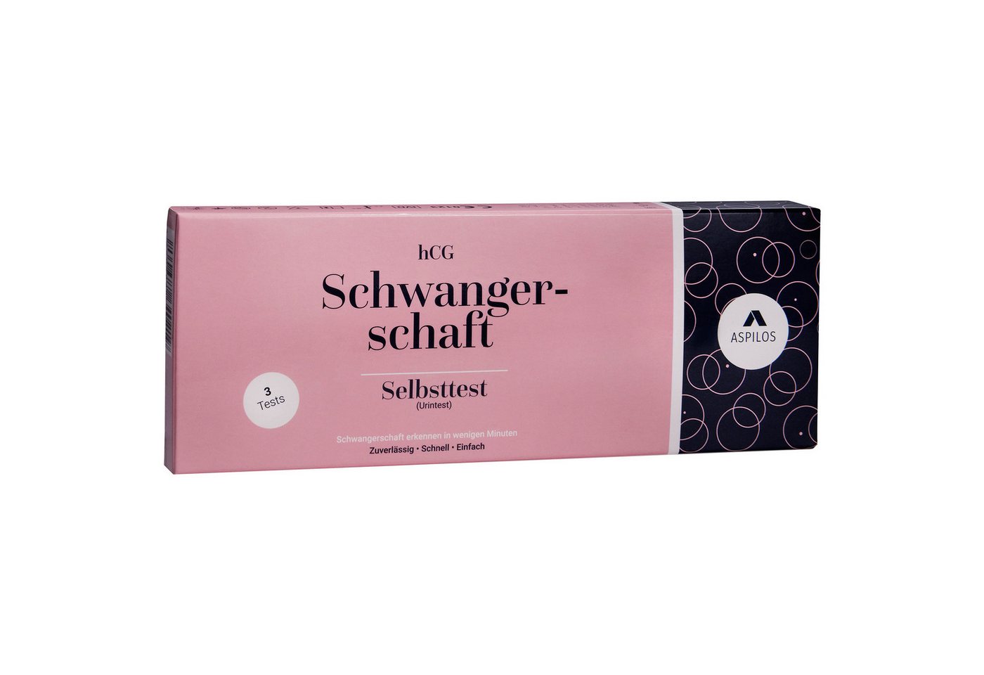 ASPILOS Schwangerschaftstest Schwangerschaftstest - Selbsttest für Zuhause (3 Stück) von ASPILOS