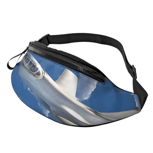 Bauchtasche mit verstellbarem Schultergurt, für Damen und Herren, Reisen, Wandern, Laufen, Flugzeug, Einheitsgröße von ASPOIJHN