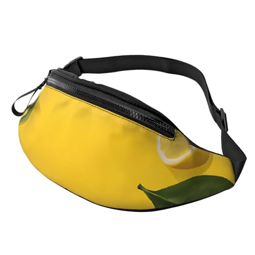 Gürteltasche, verstellbarer Schultergurt, Bauchtasche für Männer und Frauen, Reisen, Wandern, Laufen, Gelbe Zitrone., Einheitsgröße Gürteltasche, verstellbarer Schultergurt, Bauchtasche für Männer und Frauen, Reisen, Wandern, Laufen, Gelbe Zitrone., Einheitsgröße von ASPOIJHN