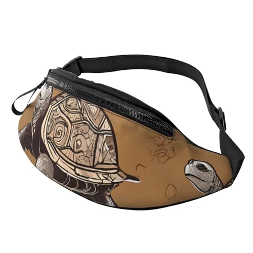 Gürteltasche mit Meeresschildkröten, verstellbarer Schultergurt, Bauchtasche für Männer und Frauen, Reisen, Wandern, Laufen, Meeresschildkröten, Einheitsgröße von ASPOIJHN