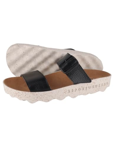 Asportuguesas City Line Coly Damen Sandalen (black, EU Schuhgrößensystem, Erwachsene, Damen, Numerisch, M, 39) von Asportuguesas
