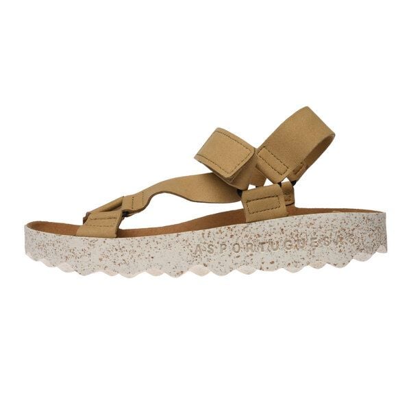 ASPORTUGUESAS Damen Sandale Clew mit Klett von ASPORTUGUESAS