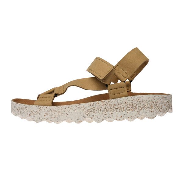 ASPORTUGUESAS Damen Sandale Clew mit Klett von ASPORTUGUESAS