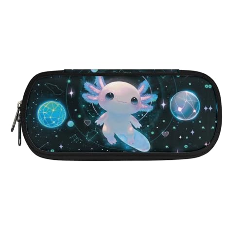ASQVTIFE Federmäppchen für Kinder, Federmäppchen mit Fächern, Federmäppchen, Stift-Organizer-Tasche, Axolotl Space, L8.8x W1.7x H4.1inches, Packtasche ASQVTIFE Federmäppchen für Kinder, Federmäppchen mit Fächern, Federmäppchen, Stift-Organizer-Tasche, Axolotl Space, L8.8x W1.7x H4.1inches, Packtasche von ASQVTIFE