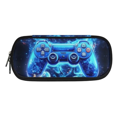 ASQVTIFE Federmäppchen für Schule, Mädchen, Jungen, großes Fassungsvermögen, Federmäppchen mit Fächern, Schreibtisch-Organizer, Spielekonsole, L8.8x W1.7x H4.1inches, Kinderrucksack von ASQVTIFE