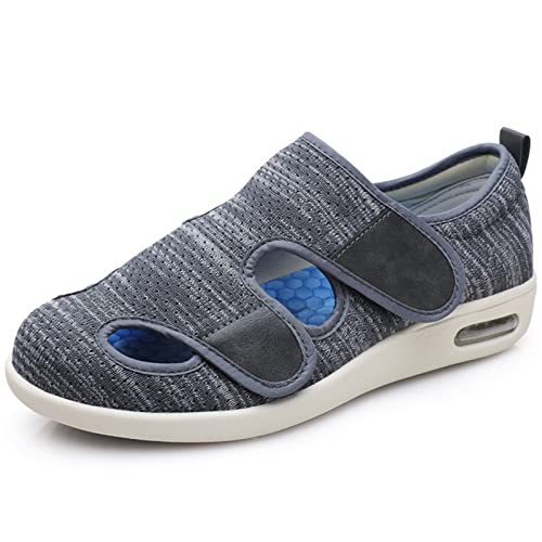 ASRJ Luftkissen-Wanderschuhe orthopädische Diabetiker-Wanderschuhe verstellbare Arthritis-Ödem-Hausschuhe geschwollene Füße extra breit ASRJ Luftkissen-Wanderschuhe orthopädische Diabetiker-Wanderschuhe verstellbare Arthritis-Ödem-Hausschuhe geschwollene Füße extra breit von ASRJ