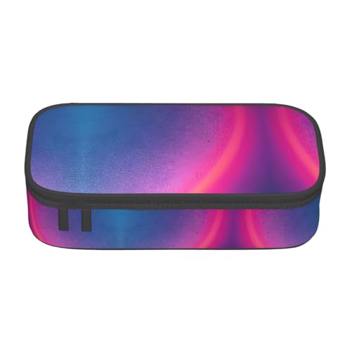 ASSORT Großes Federmäppchen mit abstraktem geometrischem Druck, Schreibwaren-Organizer, Tasche mit Reißverschluss, für Büro und Uni von ASSORT