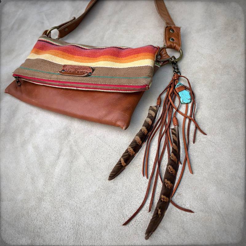 Taschen Quaste, Zubehör Für Handtasche, Quaste Taschen, Hippie Clip Tasche, Boho Fransen Leder von ASTALIJewelry
