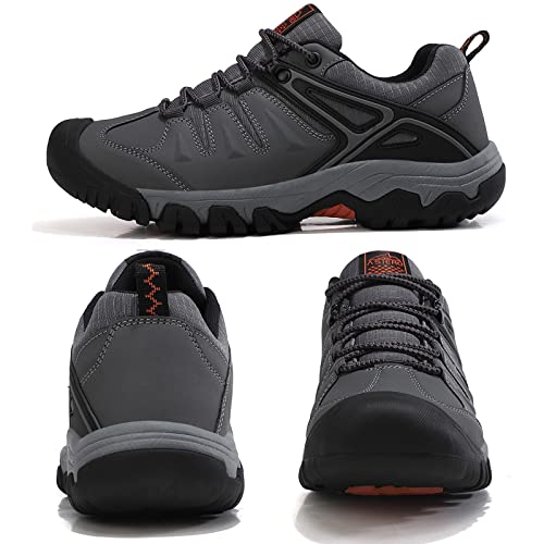 ASTERO Sneaker Herren Leicht Wanderschuhe Grau 45 von ASTERO ASTERO