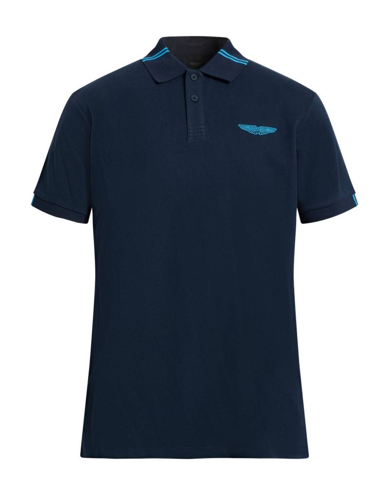 ASTON MARTIN by HACKETT Poloshirt Herren Marineblau von ASTON MARTIN by HACKETT