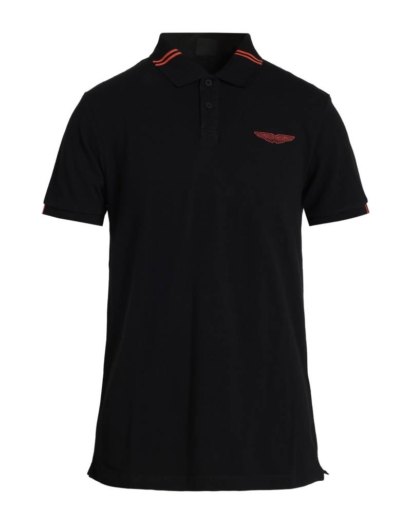 ASTON MARTIN by HACKETT Poloshirt Herren Schwarz von ASTON MARTIN by HACKETT