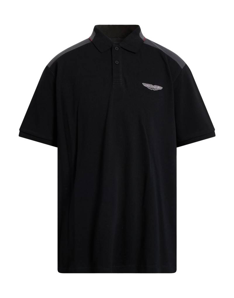 ASTON MARTIN by HACKETT Poloshirt Herren Schwarz von ASTON MARTIN by HACKETT