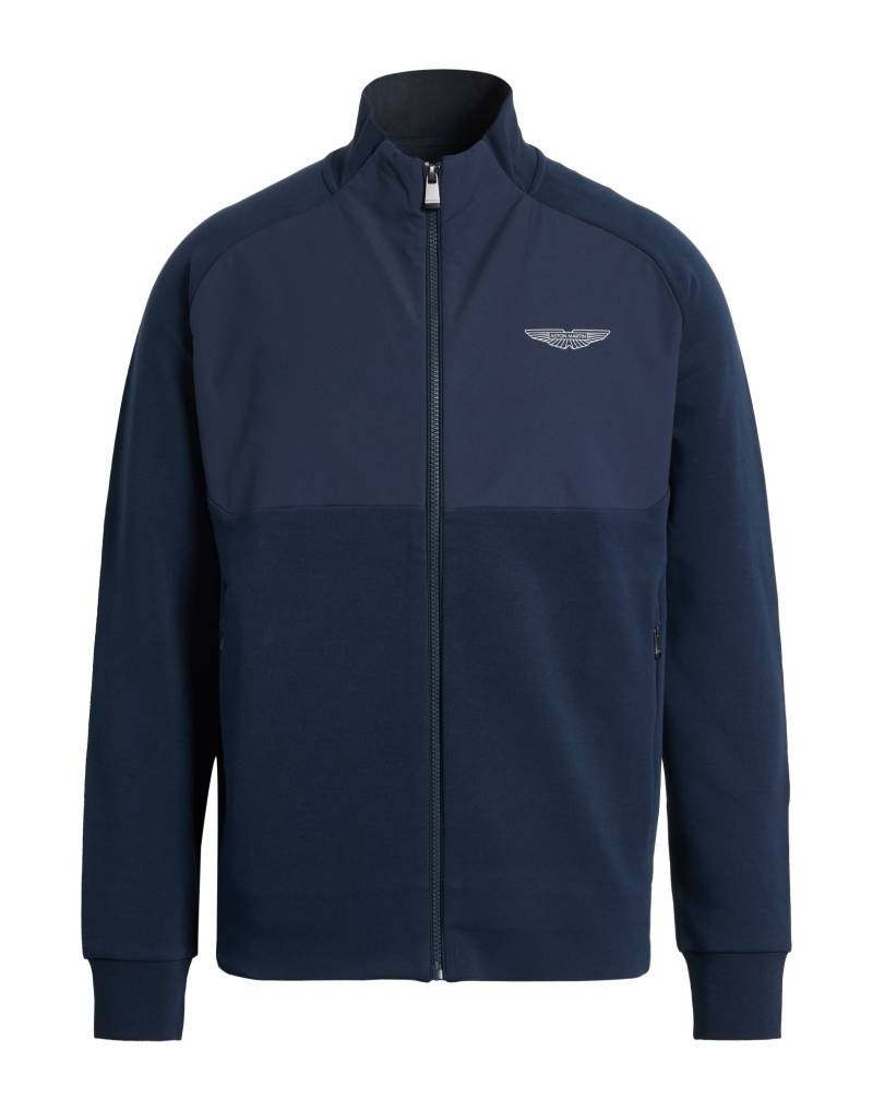 ASTON MARTIN by HACKETT Sweatshirt Herren Marineblau von ASTON MARTIN by HACKETT
