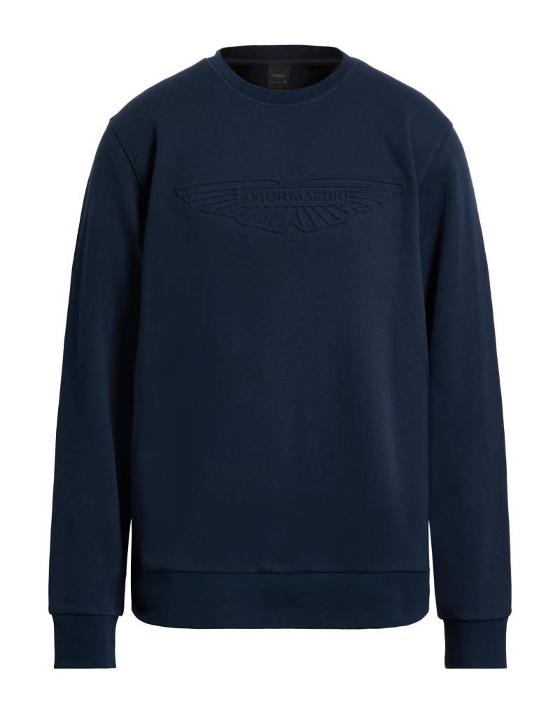 ASTON MARTIN by HACKETT Sweatshirt Herren Marineblau von ASTON MARTIN by HACKETT