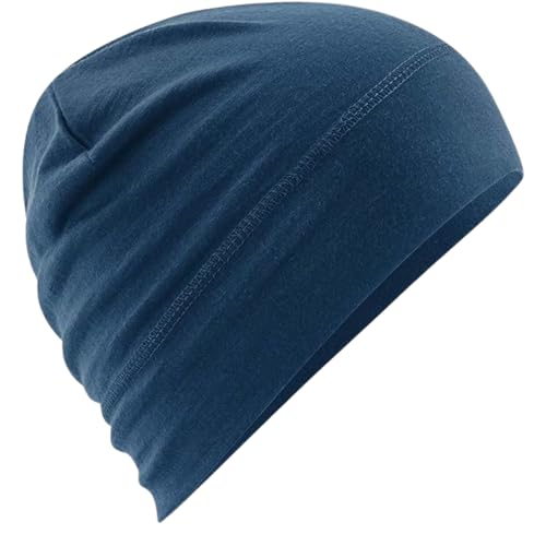 ASVP Shop Beanie-Mütze aus Merinowolle, weich, warm, geruchsabweisend, schnell trocknend, antibakteriell für Damen und Herren, blau, XS-XL ASVP Shop Beanie-Mütze aus Merinowolle, weich, warm, geruchsabweisend, schnell trocknend, antibakteriell für Damen und Herren, blau, XS-XL von ASVP Shop