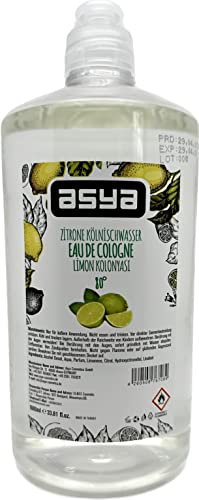 Asya Eau de Cologne - Kölnischwasser - Zitrone - 1000 ml - Limon Kolonyasi 80° Aftershave von ASYA