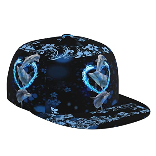 Nette Lustige Delphin Hut Baseball Cap Frauen Männer Einstellbare Blau Delfine Design Stil Baseball Hüte Headwear Hüte, Blaue Delfine Y2, Einheitsgröße von ASYG