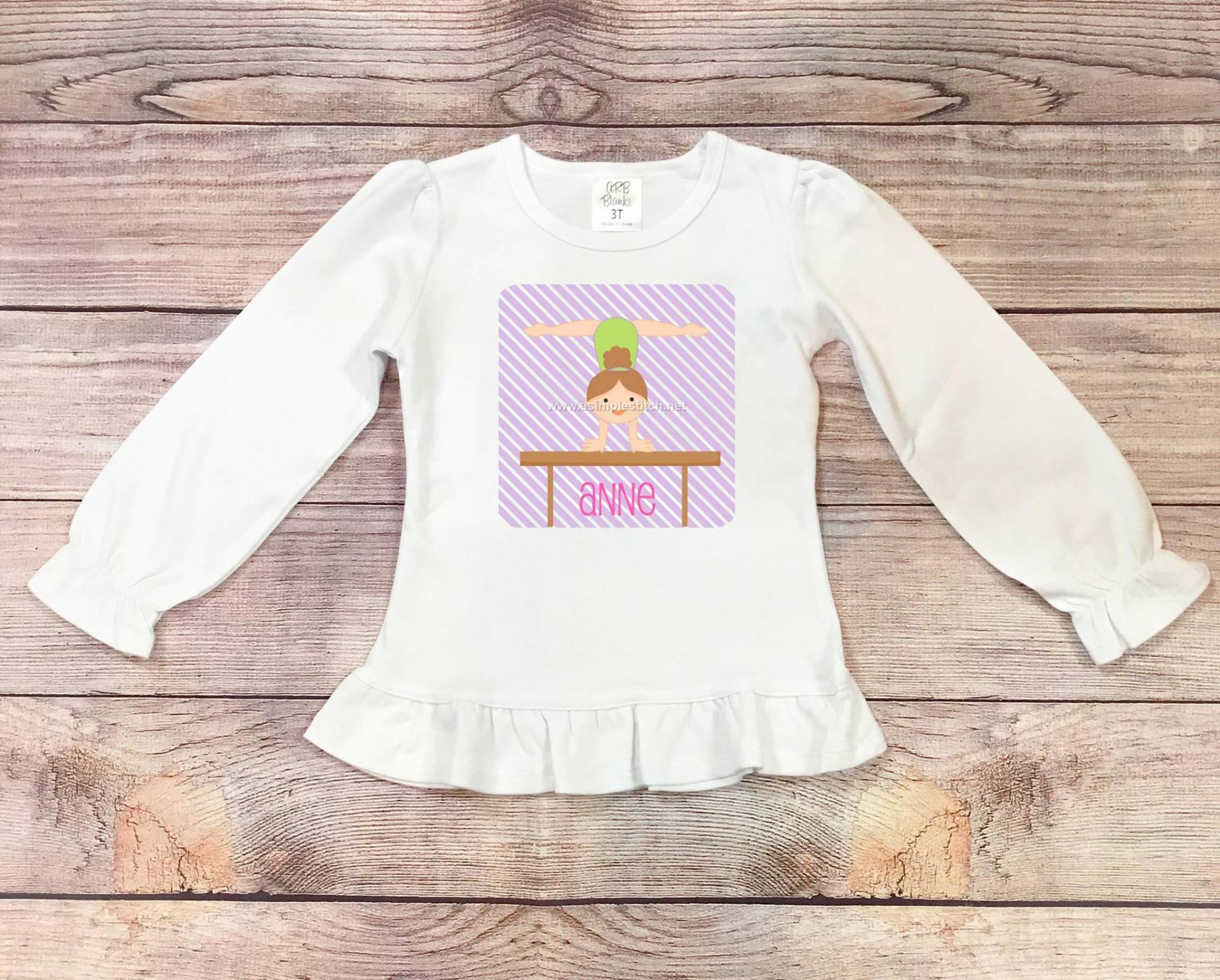 Turnerin Personalisiertes Shirt - Perfekt Für Deine Kleinen von ASimpleStitch1