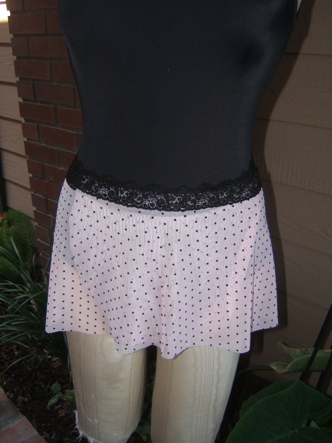 Tanz Ballett Wrap Rock in Rosa W/Kleine Polka Dot Schwarz Tanz Ballett Wrap Rock in Rosa W/Kleine Polka Dot Schwarz von ASummersDream
