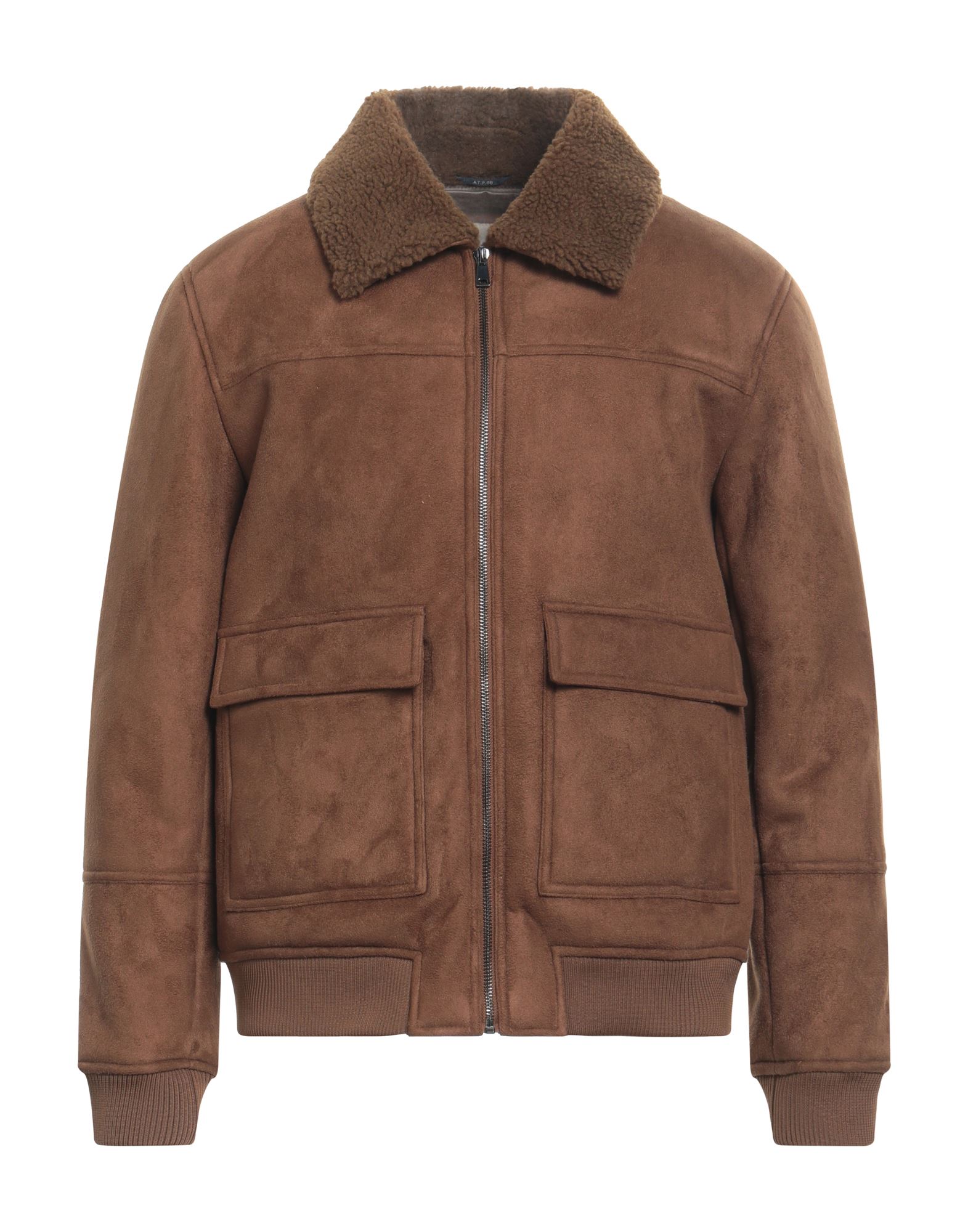 AT.P.CO Shearling- & Kunstfell Herren Braun von AT.P.CO