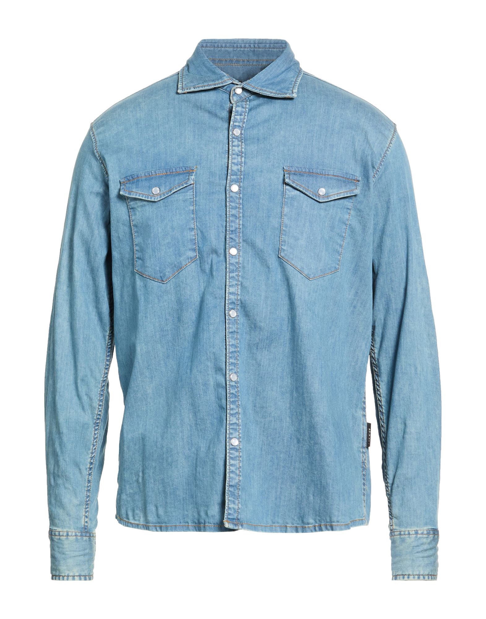 AT.P.CO Jeanshemd Herren Blau von AT.P.CO