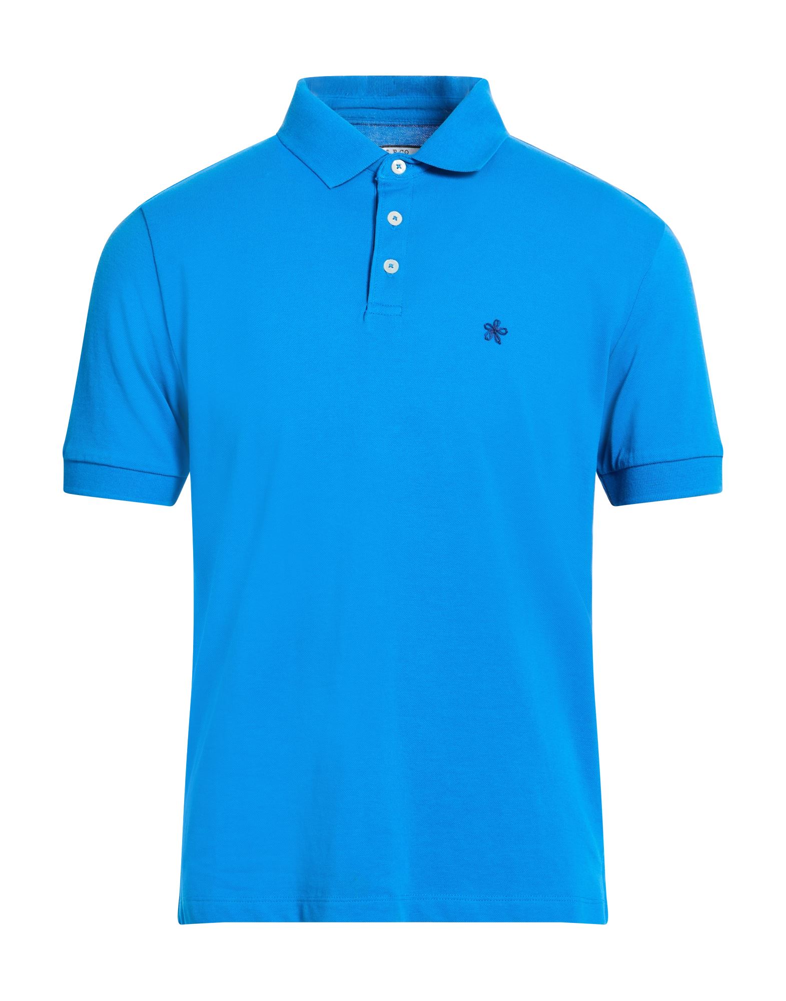 AT.P.CO Poloshirt Herren Azurblau von AT.P.CO