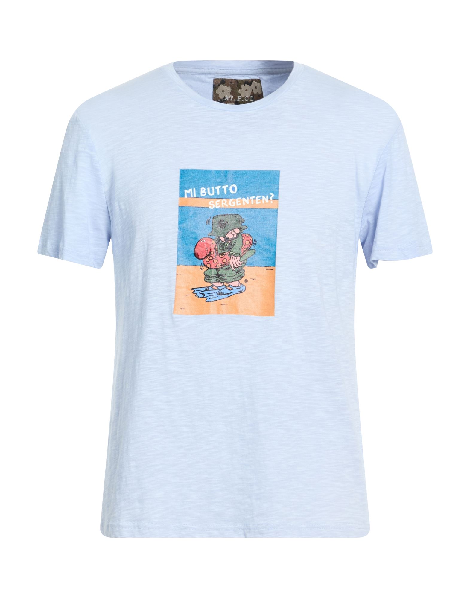 AT.P.CO T-shirts Herren Himmelblau von AT.P.CO
