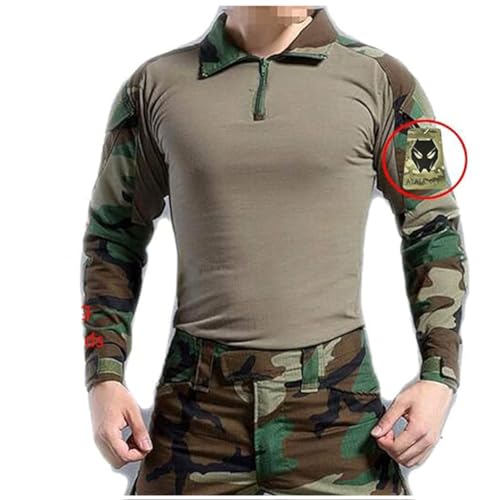 ATAIRSOFT männer BDU Combat Langarm Tarnhemd Mit Ellbogenschutz Schutz für Militärische Armee Airsoft von ATAIRSOFT